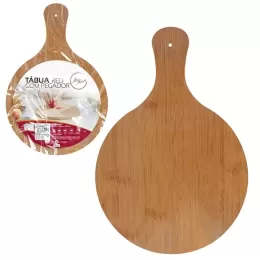 Tabua Madeira Red com Pegador 35cmx24cm Mdf