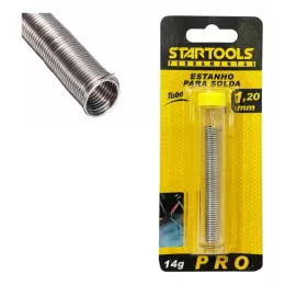 Estanho p/ Solda 1.2mm 14G em Tubo