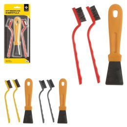 Kit Espatula + 2 Escovas de Aco
