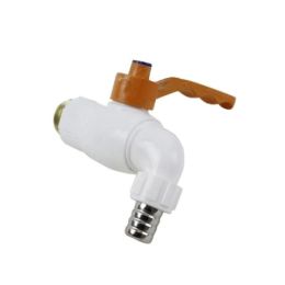 Torneira para Jardim Esfera Latao e Pvc  1/2 Pol. Rosca
