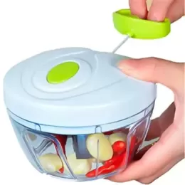 Mini Processador Alimentos Manual 500Ml 3 Laminas